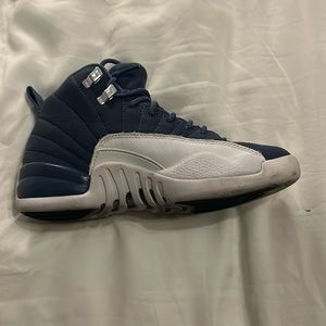 These are pretty new Jordan 12 indigos they are small but are in good shape!